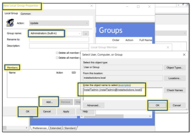 Steps to Add An AD User to Local Admin Group