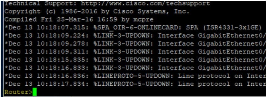 Recover enable password / enable secret of Cisco Router