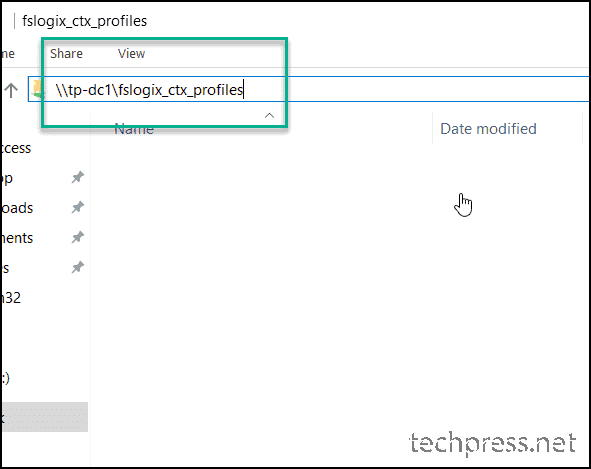 Create FSLogix Profile Container