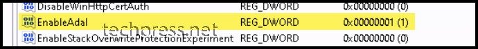 outlook identity registry key