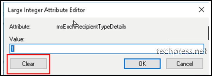 msExchRecipientTypeDetails 