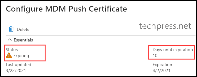 Configure Apple MDM Push Certificate 