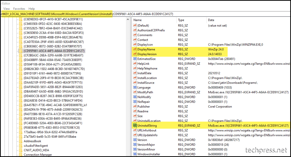 Uninstall different versions of WinZip using Microsoft Intune
