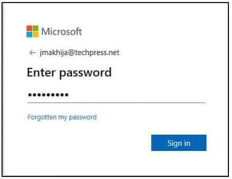 Provide Username and password 