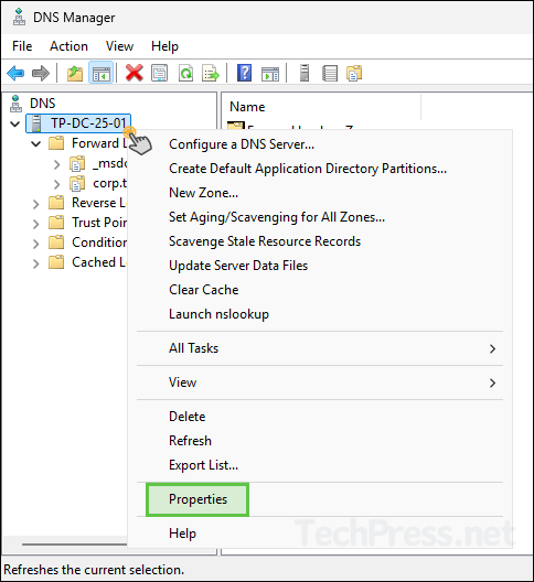 Complete DNS Scavenging configuration