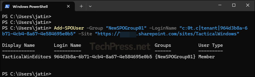 Adding an Entra Security Group to a SharePoint Group