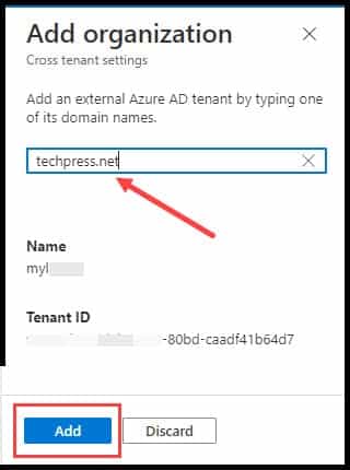 Azure Active Directory Cross-tenant access settings