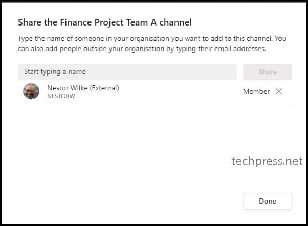 Create a Shared Channel in Microsoft Teams