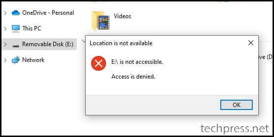 Intune USB Drive Block Screenshot