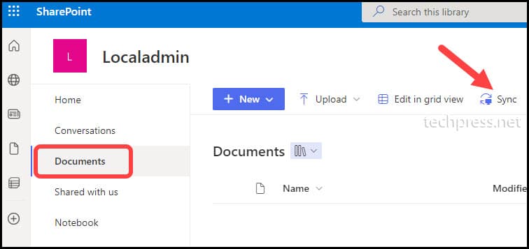 Copy Library ID of the Sharepoint Site