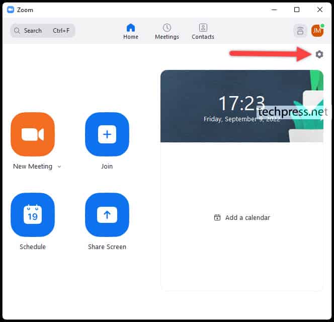 Zoom App Settings Icon