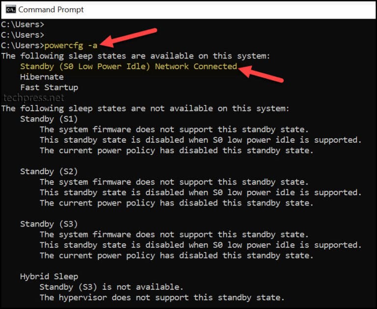 disable-modern-standby-in-windows-10