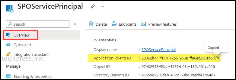 How to find Client ID of an Application in Azure.