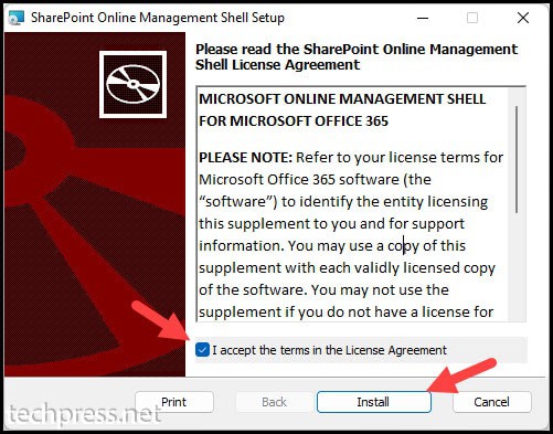Install Sharepoint Online Management Shell