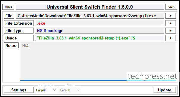 How to Get Silent Install parameters from a .exe 