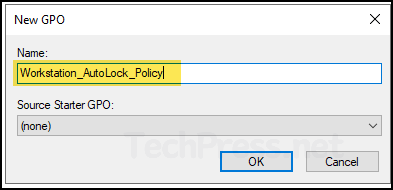 Create a Group Policy Object