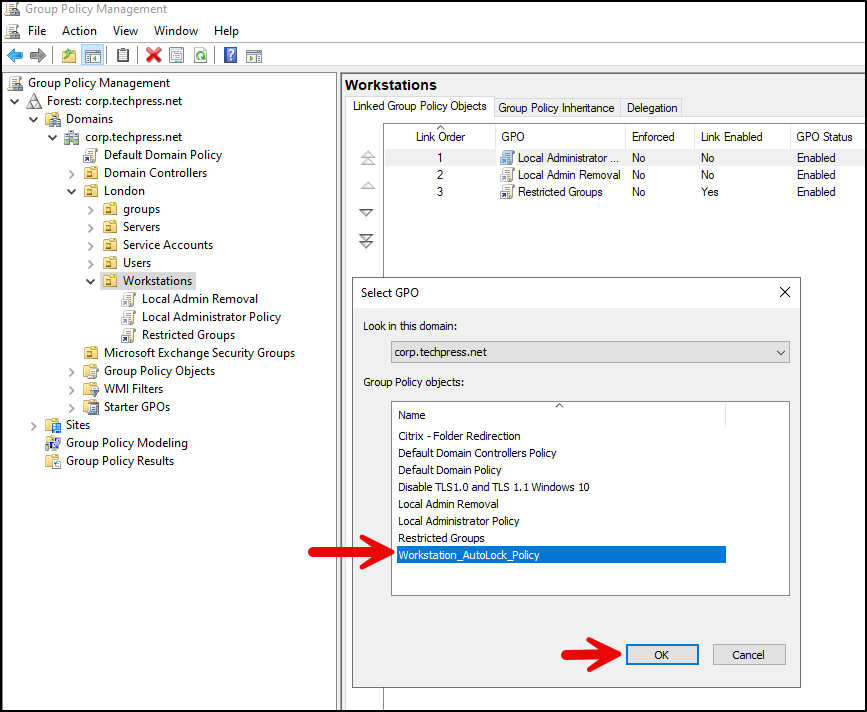 Create a Group Policy Object