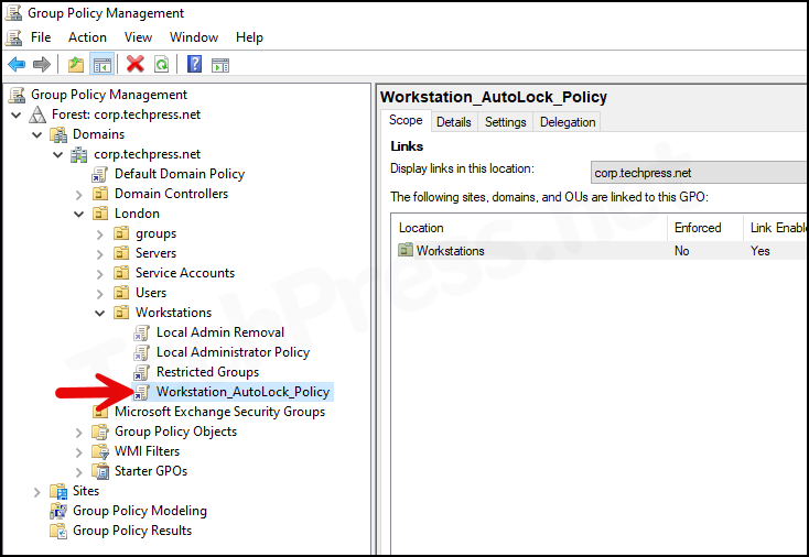 Create a Group Policy Object