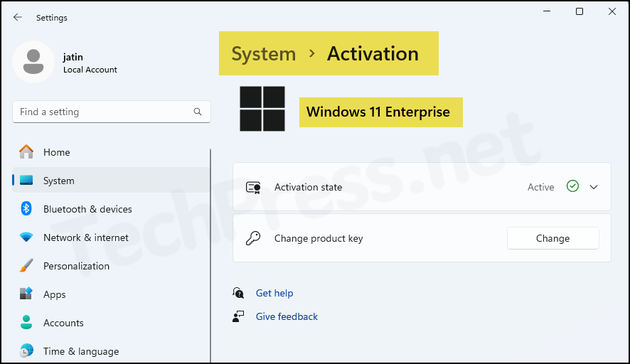 Edition of Windows 11 Pro converted to Windows 11 Enterprise