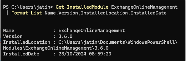 Get Exchange Online PowerShell Module