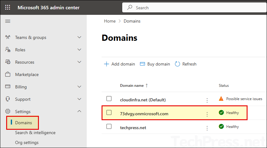 About Fallback domain in Microsoft 365