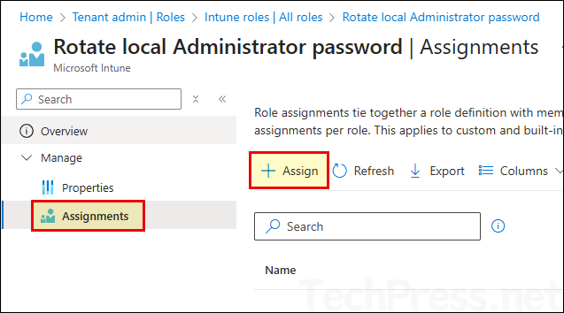 Assign the Custom Role to an Entra ID Group