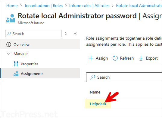 Assign the Custom Role to an Entra ID Group