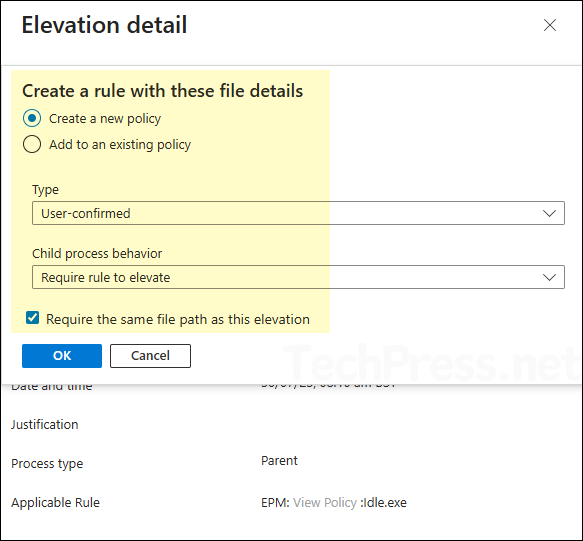 Create an EPM rule directly from reports