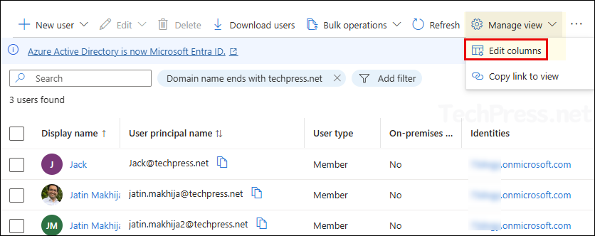 View Last Password Change Information from Entra ID