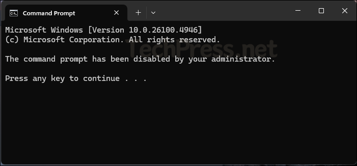 Disable Command Prompt GPO