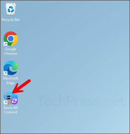 Launch Azure AD Connect Shortcut