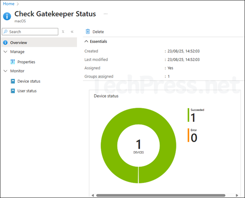 Monitor Custom Attribute Script Status