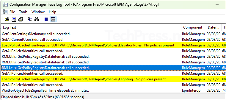 EPM.log file