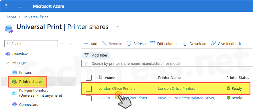 Universal Print Anywhere Pull Print Printer Share
