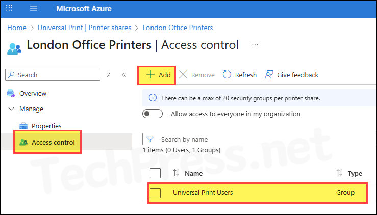 Universal Print Anywhere Pull Print Printer Access Control