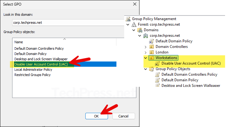 Disable User Account Control GPO