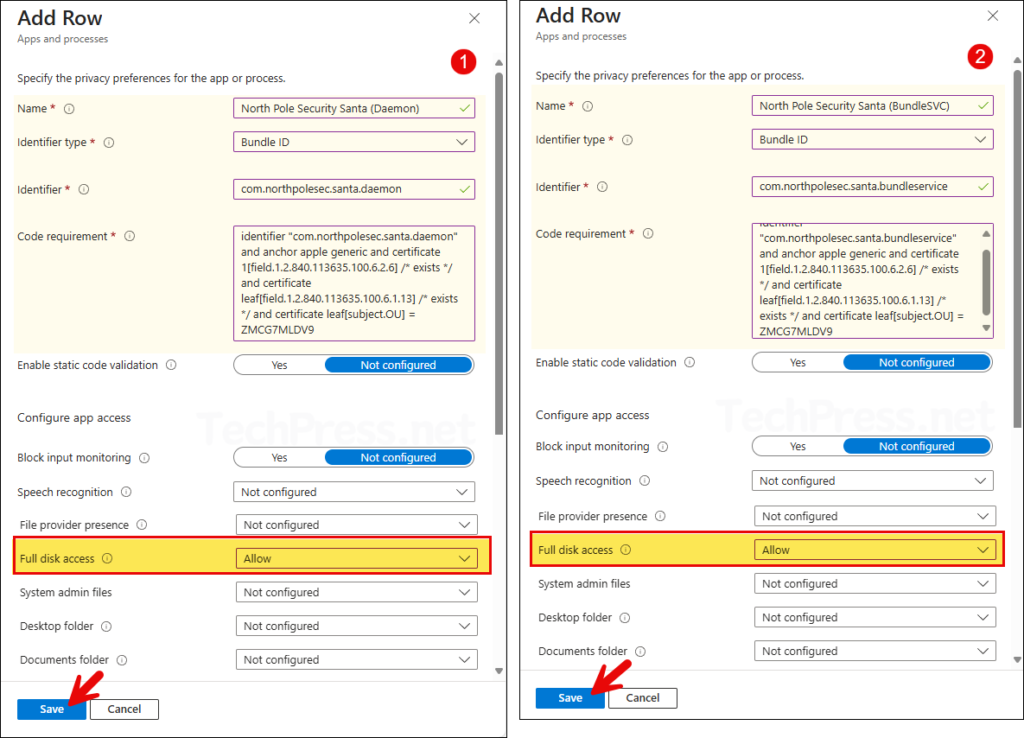 Configure Santa App Permissions