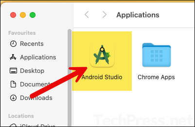 Android Studio in Applications