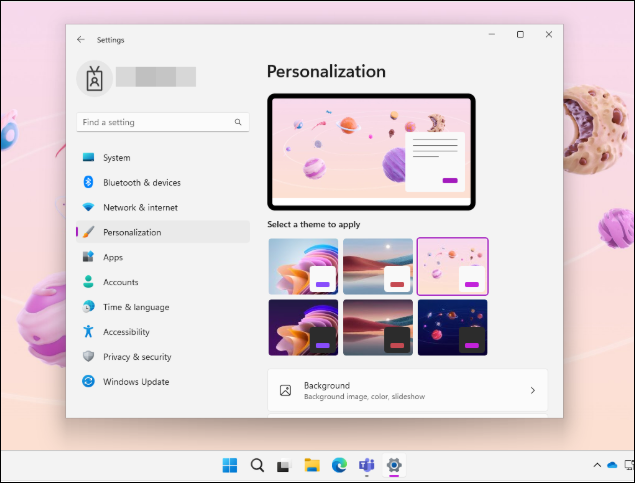 Education themes Windows 11