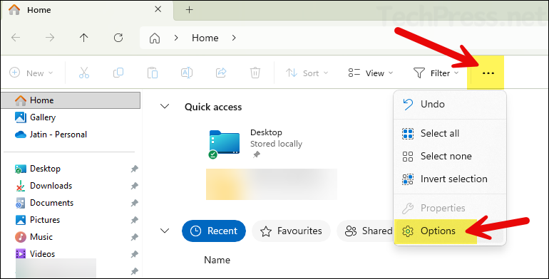 Show or Hide Empty Drives using File Explorer