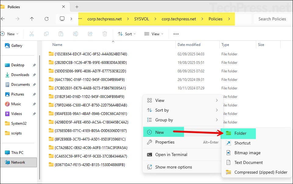 Copy Administrative Templates to the Central Store