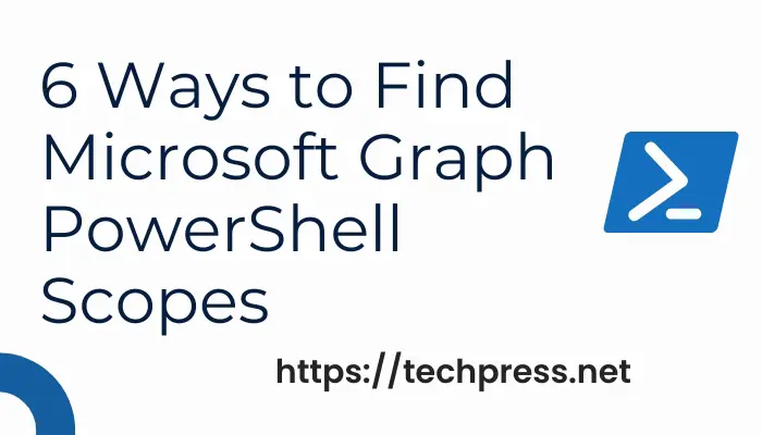 Find Microsoft Graph PowerShell Scopes