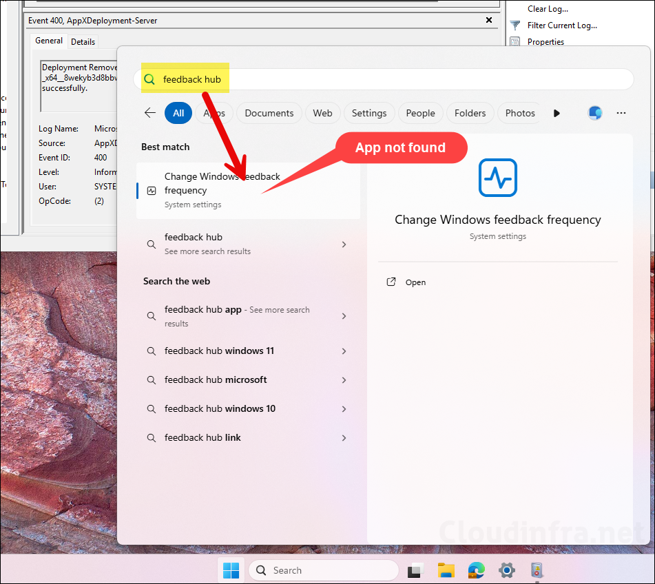 Confirm Store Apps Removal