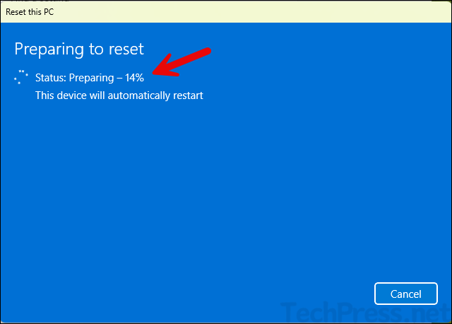 Reset Progress