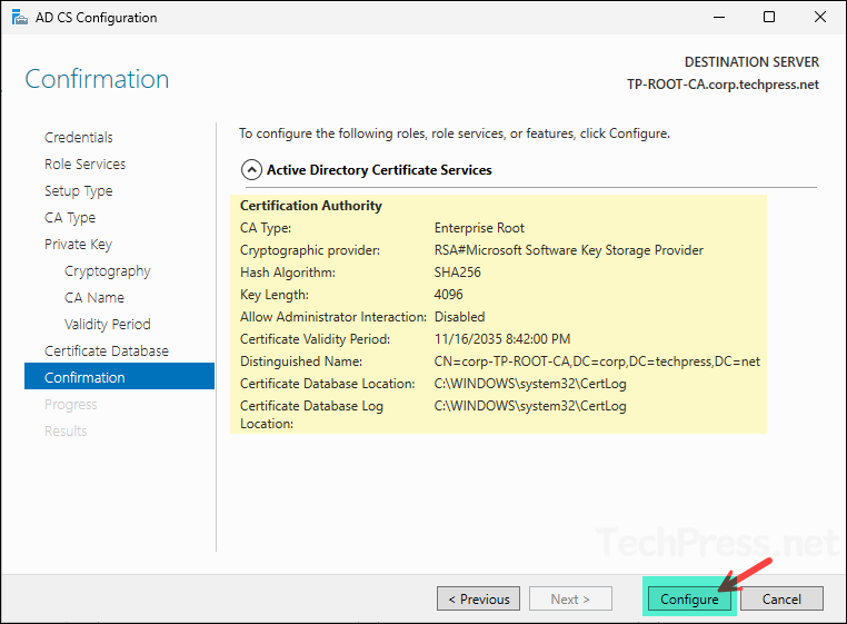 Review the information