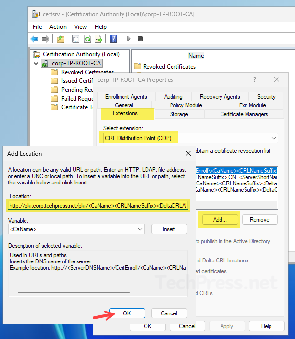 Configure CDP Extensions