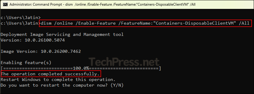 Enable or Disable Using DISM (Command Prompt)