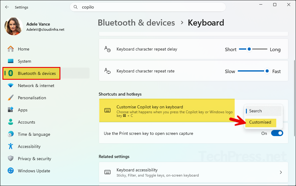 Customize Copilot Key on Keyboard