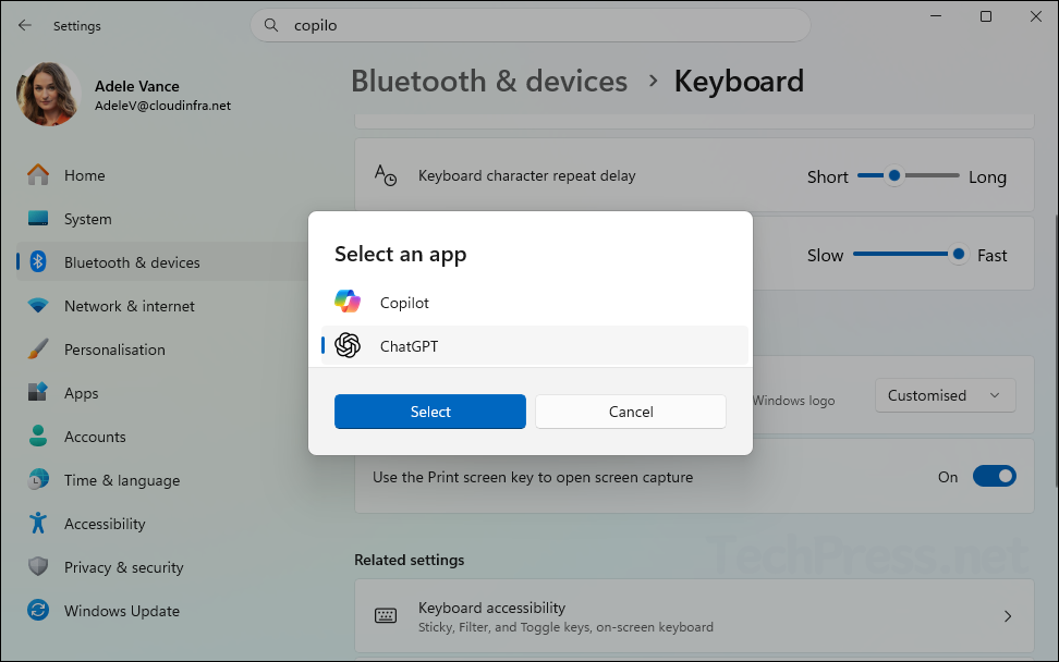 Customize Copilot Key on Keyboard
