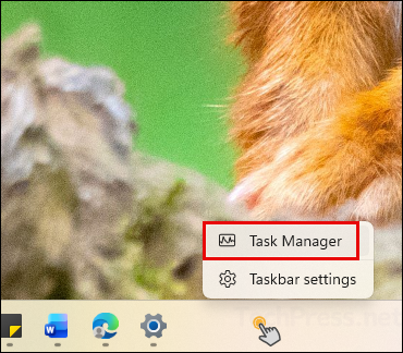 Open Task manager